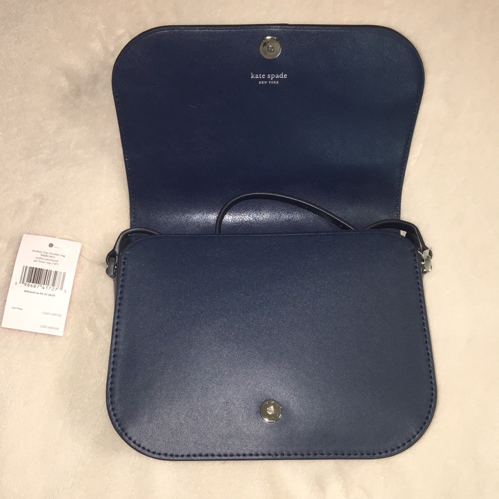 Kate Spade Nadine Patchwork MD Flap Shoulder Bag - Picture 7 of 8